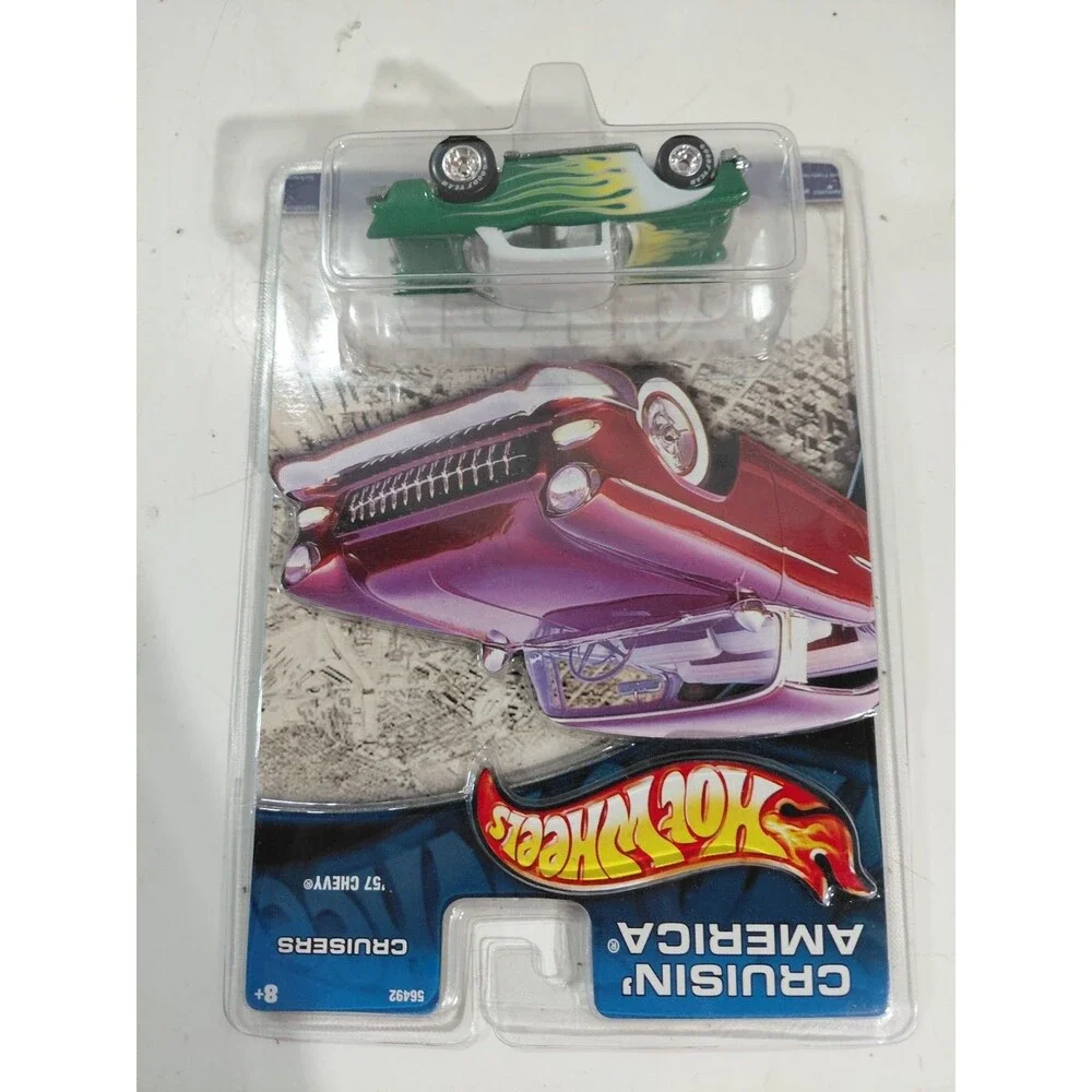 NIP Hot Wheels Cruisin' America 1:64 Die Cast 1957 Chevy Bel Air Classic Car